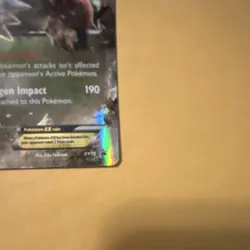 Pokemon TCG Tyrantrum EX Promo Holo Black Star XY Set XY70 180HP Card - Image 3