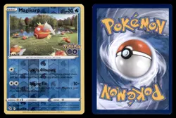 Magikarp 021/078 Common Pokemon GO Pokemon TCG Reverse Holo NM - Image 3