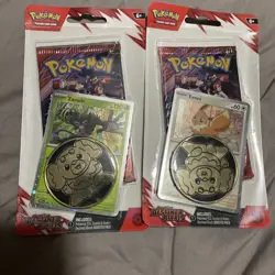 Pokemon TCG Destined Rivals Single Blister (x2) Eevee + Zarude Promos New Sealed - Image 1