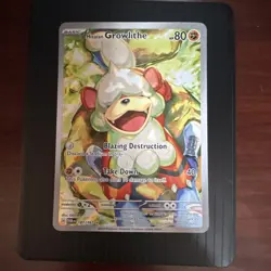 Pokemon Hisuian Growlithe Sv06 Twilight Masquerade Illustration Rare Holo 181/1… - Image 1