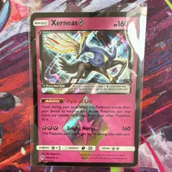 Pokemon Xerneas Prism Star Prism Rare Holo Sm-Lost Thunder 160 HP 144/214 ENG - Image 1
