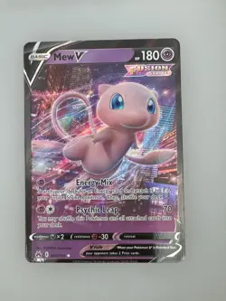 2023 Pokemon Crown Zenith Mew V 060/159 NM - Image 1