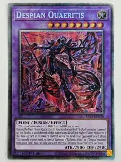 YuGiOh Rarity V 5 RA05-EN036 Despian Quaeritis Starlight Rare - Image 1