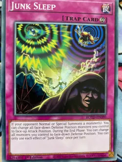 Yugioh Junk Sleep ROTD-EN080 Common NM x3 Play Set - Image 1