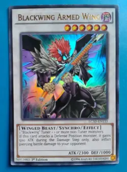 Near Mint Yugioh Blackwing Armed Wing LC5D-EN133 1st Edition - Image 1