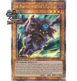 Yugioh! 1x The Phantom Knights of Silent Boots MP24-EN039 QCScR 1st Ed NM - Image 1