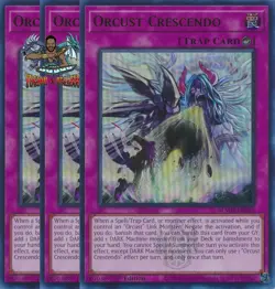 Yugioh! 3x Orcust Crescendo BLMM-EN098 Emblazoned Ultra Rare 1st Ed NM - Image 1
