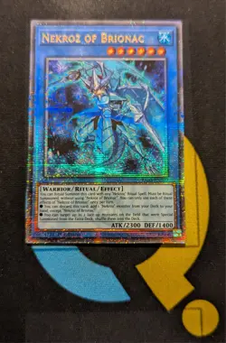 RA03-EN260 Nekroz of Brionac Quarter Century Secret Rare 1st Edition YuGiOh - Image 1