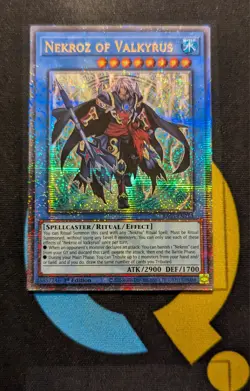 RA03-EN263 Nekroz of Valkyrus Quarter Century Secret Rare 1st Edition YuGiOh - Image 1