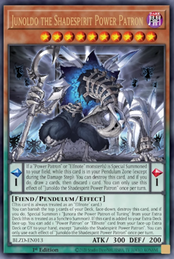 BLZD-EN013 Junoldo the Shadespirit Power Patron Ultra Rare 1st YuGiOh Preorder - Image 1