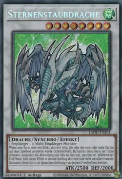 yugioh "CHIBI" Sternenstaubdrache L5DD-DES01 SECRET RARE 1AUFLAGE DEUTSCH - Image 1