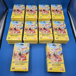 (100) One Piece OP15-EB Adventure On Kami's Island English Sleeved Booster Pack - Image 1