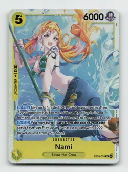 Nami (053) SR Extra Booster: One Piece Heroines Edition EB03-053 NMFoil - Image 1