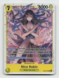 Nico Robin (055) SR Extra Booster: One Piece Heroines Edition EB03-055 NMFoil - Image 1