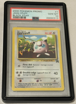 Jigglypuff - Black Star Promo 7 - PSA Graded 10 GEM MINT - Vintage Pokemon Card - Image 1