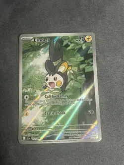 Pokemon TCG Emolga Black Bolt Illustration Card 112/086 - Image 1