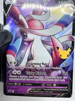 Dark Sylveon V SWSH134 SWSH: Sword & Shield Promo Cards Holo [NM] - Image 4