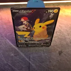 Pokemon Pikachu V Full Art Ultra Rare Holo Card TG16/TG30 Lost Origin - Image 3