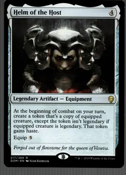Magic: The Gathering Dominaria Helm of the Host Card 217/269 NONFOIL NM - Image 1