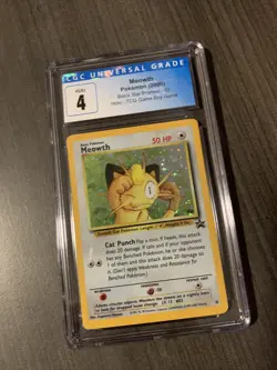 Meowth Holo CGC 4 - Black Star Promo 10 Game Boy Pokemon 2000 Rare Vintage Card - Image 2