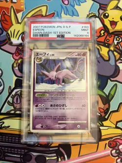 2007 Japanese Pokemon DP4 Espeon PSA 9 1st Edition - Image 1