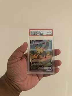 Pokemon Leafeon VMAX Alternate Art Secret 205/203 Evolving Skies Holo PSA 10 - Image 1