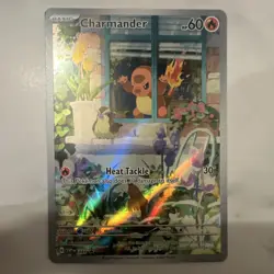 Pokemon Charmander Promo Holo Illustration Rare 168/165 SV Scarlet & Violet 151 - Image 1