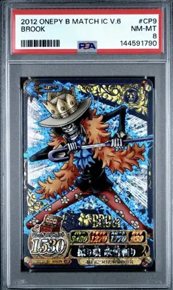 PSA 8 2012 ONE PIECE ONEPY BERRY MATCH IC VOL.6 BROOK CP9 - Image 2