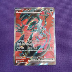 Pokemon TCG Yveltal Ex 105/088 Ultra Rare Full Art - Perfect Order NM - Image 1