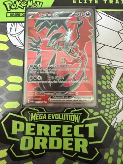 Yveltal ex 105/088 - Full Art Ultra Rare - Pokemon TCG: Perfect Order - NM - Image 1