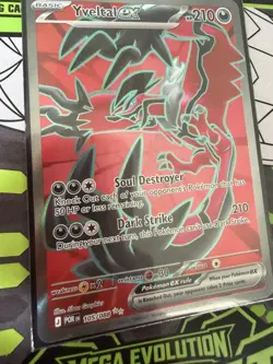 Yveltal ex 105/088 - Full Art Ultra Rare - Pokemon TCG: Perfect Order - NM - Image 2