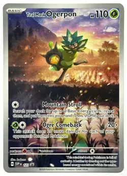 Teal Mask Ogerpon 123 Sv: Scarlet & Violet Promo Cards Holo - Image 1