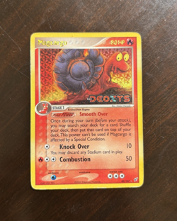 Magcargo 20/107 EX Deoxys Reverse Holo Stamped Rare Pokemon Card NM - Image 1