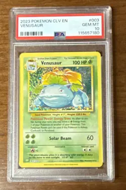 Venusaur 003/034 PSA 10 Classic Collection CLV Pokemon Card Game - Image 1