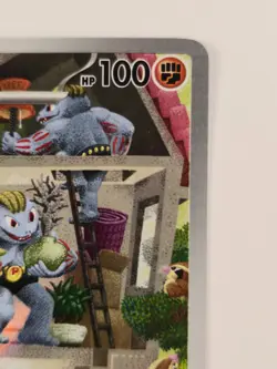 Pokemon TCG Machoke Scarlet Violet 151 Holo Illustration Card 177/165 Rare LP - Image 3