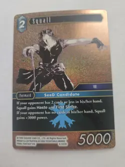 Final Fantasy the Card Game - Opus VI | Squall - 6-033H - Foil - Image 1