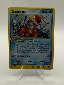 Pokemon TCG Crawdaunt 3/97 - Holo Rare Ex Dragon Pokemon Card LP - Image 1