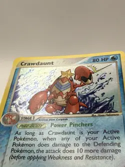 Pokemon TCG Crawdaunt 3/97 - Holo Rare Ex Dragon Pokemon Card LP - Image 3