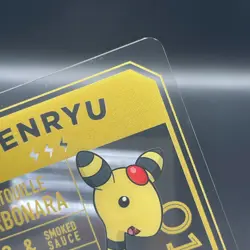 DENRYU Ampharos Pokemon × PRONTO CAFE PROMO Clear Card Japan 2025 - Image 3