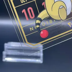 DENRYU Ampharos Pokemon × PRONTO CAFE PROMO Clear Card Japan 2025 - Image 4