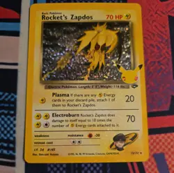 Rocket's Zapdos 15/132 Pokemon Celebrations: Classic Collection Pokemon Card - Image 1