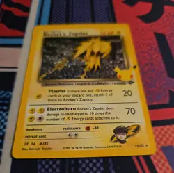 Rocket's Zapdos 15/132 Pokemon Celebrations: Classic Collection Pokemon Card - Image 5