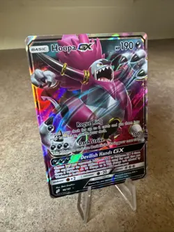 Hoopa GX - 96/181 - Pokemon Team Up Sun & Moon Ultra Rare Card NM - Image 2