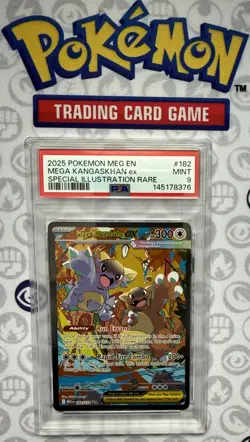 ⭐Mega Kangaskhan EX 182/132 Special Illustration Rare Pokemon Card PSA 9 Mint⭐ - Image 1