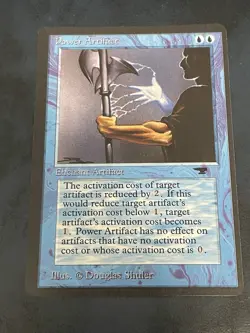 Power Artifact Antiquities Magic The Gathering Mtg Card LP - Image 1
