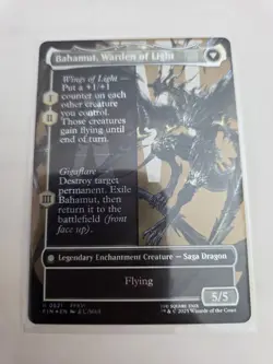 mtg, Dion, Bahamut's Dominant (Borderless) (Surge Foil) Final Fantasy Foil NM - Image 3