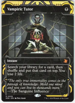 Vampiric Tutor 35 Secrets of Strixhaven: Mystical Archive Magic the Gathering - Image 1