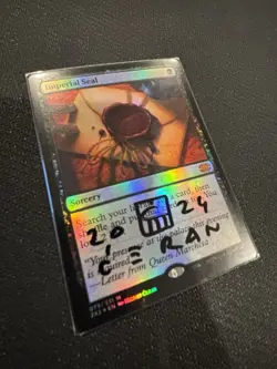 Imperial Seal Double Masters Foil- SIGNED/AUTO- MTG- NM - Image 2