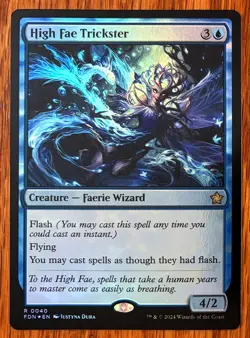 MTG High Fae Trickster FOIL - Foundations, English - Image 1