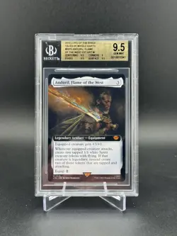 Anduril, Flame of the West (Borderless) MTG Lord of the Rings #375 BGS 9.5 - Image 1